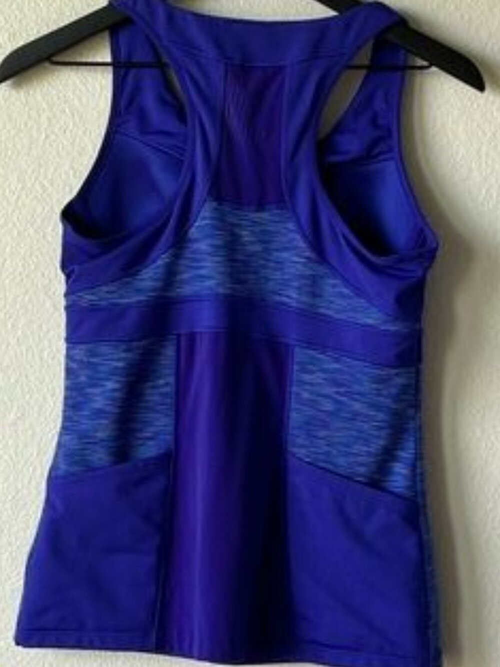 Blue Racerback Tank Top